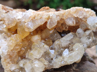 Natural Limonite Quartz Clusters x 3 From Solwezi, Zambia