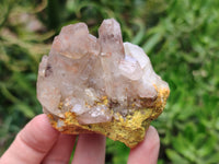 Natural Red Hematoid Quartz Clusters x 7 From Karoi, Zimbabwe