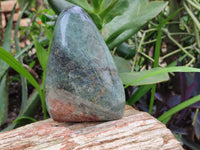 Polished Fuchsite Standing Free Forms x 2 From Madagascar