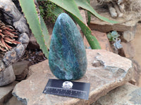 Polished Fuchsite Standing Free Forms x 2 From Madagascar