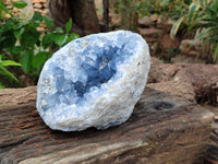 Natural Celestite Geode Specimen x 1 From Sakoany, Madagascar