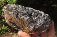 Natural Black Tourmaline With Quartz Specimens x 5 From Zimbabwe