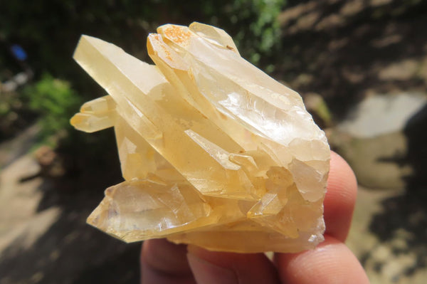 Natural Mixed Quartz Clusters x 35 From Madagascar