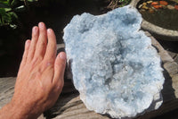 Natural Celestite Crystal Plate x 1 From Sakoany, Madagascar