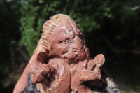 Hand Made Pyrophyllite Animal Carvings x 2 From South Africa