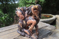 Hand Made Pyrophyllite Animal Carvings x 2 From South Africa