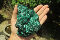 Natural Silky Malachite Specimens x 2 From Kasompe, Congo