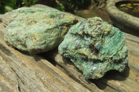 Natural Kyanite In Fuchsite Matrix Specimens x 5 From Zimbabwe