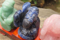 Polished Assortment Of Lucky God Carvings x 7 From China