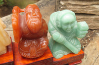 Polished Assortment Of Lucky God Carvings x 7 From China