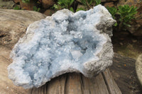 Natural Celestite Geode Specimen x 1 From Sakoany, Madagascar