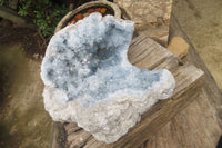 Natural Celestite Geode Specimen x 1 From Sakoany, Madagascar