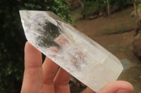 Polished Clear Quartz Crystal Points x 3 From Madagascar