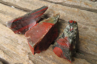 Natural Bloodstone Cobbed Specimens x 2 Kg Lot From Swaziland