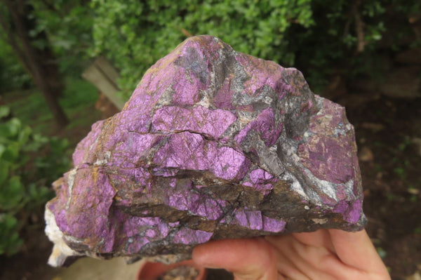 Natural Metallic Purpurite Specimens x 2 From Namibia