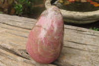 Polished On One Side Rhodonite x 6 From Madagascar