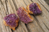 Natural Amethystos Amethyst Clusters x 35 From Kwaggafontein, South Africa