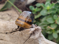 Polished Medium Blue and Gold Variegated Tigers Eye Tumble Stones - sold per KG - From South Africa