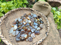 Polished Botswana Agate Tumbled Stones - Sold Per KG - From Botswana