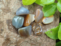 Polished Botswana Agate Tumbled Stones - Sold Per KG - From Botswana