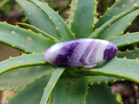 Polished Medium Chevron Amethyst Tumble Stones - sold per KG - From Zambia