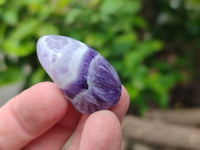 Polished Medium Chevron Amethyst Tumble Stones - sold per KG - From Zambia