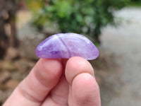 Polished Medium Chevron Amethyst Tumble Stones - sold per KG - From Zambia