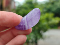 Polished Medium Chevron Amethyst Tumble Stones - sold per KG - From Zambia