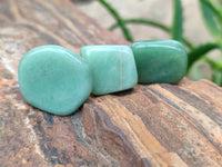 Polished Medium Aventurine Tumble Stones - sold per KG - From Zimbabwe