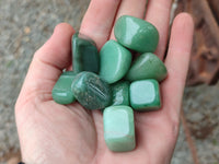 Polished Medium Aventurine Tumble Stones - sold per KG - From Zimbabwe