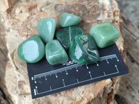 Polished Medium Aventurine Tumble Stones - sold per KG - From Zimbabwe