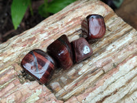 Polished Red Tigers Eye Tumble Stones - sold per KG - From South Africa