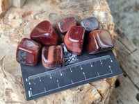 Polished Red Tigers Eye Tumble Stones - sold per KG - From South Africa