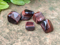 Polished Red Tigers Eye Tumble Stones - sold per KG - From South Africa