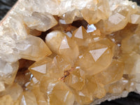 Natural Limonite Quartz Clusters x 3 From Solwezi, Zambia