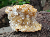 Natural Limonite Quartz Clusters x 3 From Solwezi, Zambia