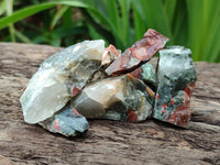 Natural Bloodstone Cobbed Specimens x 1.8 Kg Lot From Swaziland