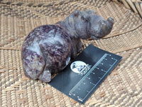 Hand Made Hippo Stone Carvings x 4 From Zimbabwe