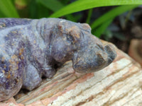 Hand Made Hippo Stone Carvings x 4 From Zimbabwe