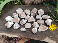 Natural Spirit Quartz Clusters x 35 From Boekenhouthoek, South Africa