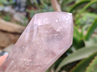 Polished Double Terminated Rose Quartz Points x 6 From Ambatondrazaka, Madagascar