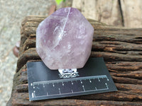 Polished Amethyst Window Quartz Points x 2 From Akansobe, Madagascar