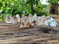 Polished Smokey Quartz Crystals x 20 From Madagascar