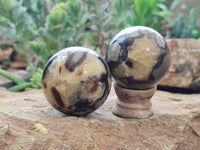 Polished Septerye Spheres x 6 From Mahajanga, Madagascar