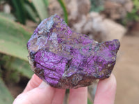 Natural Metallic Purpurite Cobbed Specimens x 12 From Erongo, Namibia