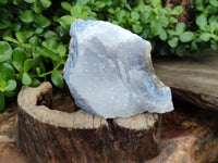 Natural Blue Lace Agate Geode Specimens x 2 From Nsanje, Malawi