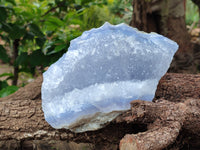 Natural Blue Lace Agate Geode Specimens x 2 From Nsanje, Malawi