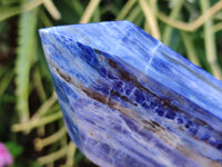 Polished Sodalite Point-Prisms x 3 From Kunene River, Namibia