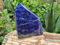 Polished Sodalite Point-Prisms x 3 From Kunene River, Namibia