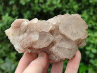 Natural Smokey Phantom Quartz Clusters x 2 From Luena, Congo